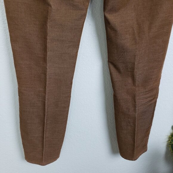 Peter Millar Golf Corduroy Stretch Pants size 8 Brown Preppy - Picture 4 of 10
